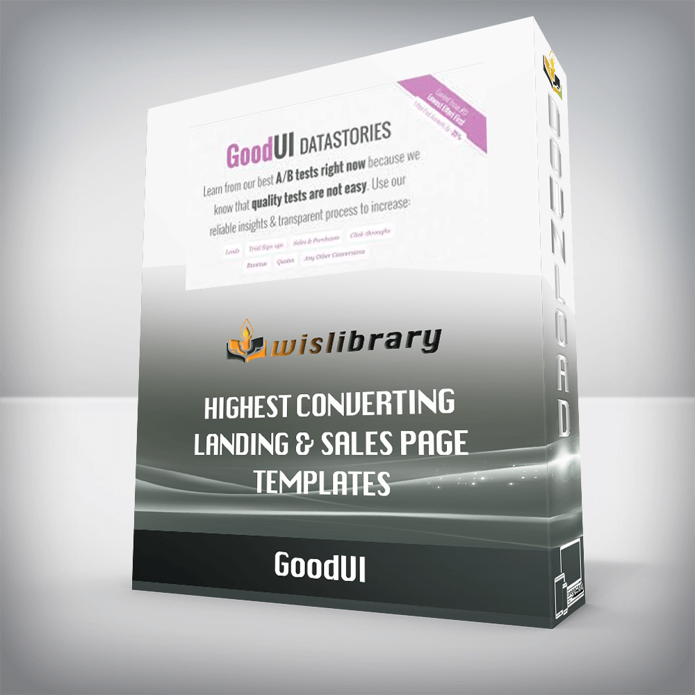 GoodUI – Highest Converting Landing & Sales Page Templates