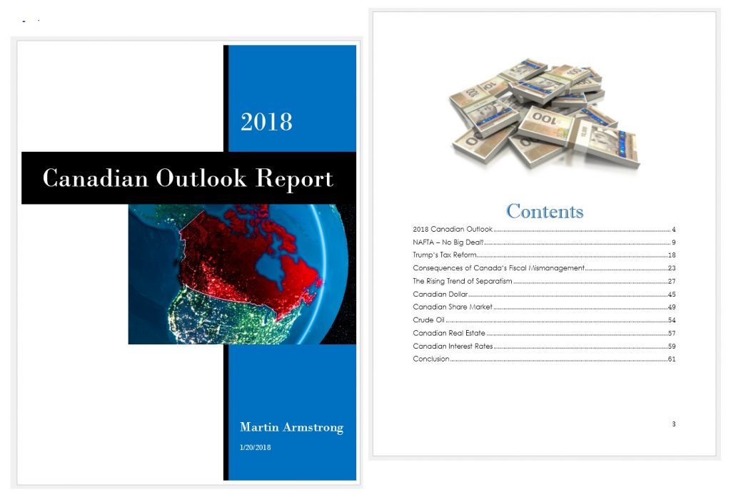 Martin Armstrong – 2018 Canadian Outlook Report