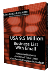 US Business Leads – 9.5 Million US Business Email Leads