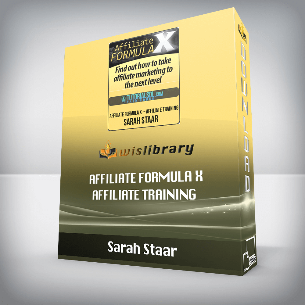 Sarah Staar – Affiliate Formula X – Affiliate Training