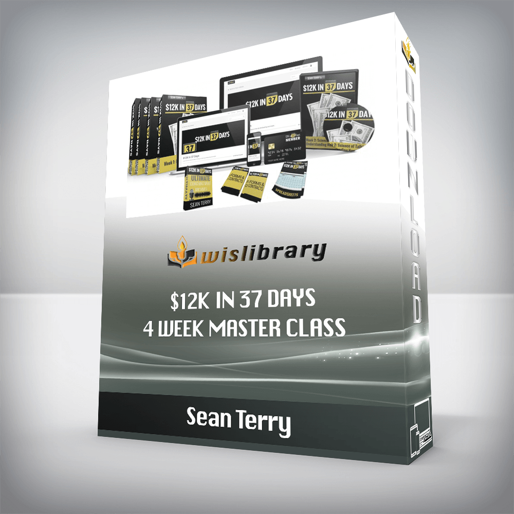 Sean Terry – $12k in 37 Days 4 Week Master Class