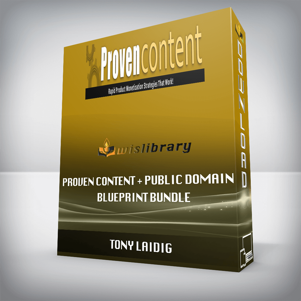 Tony Laidig – Proven Content + Public Domain Blueprint Bundle