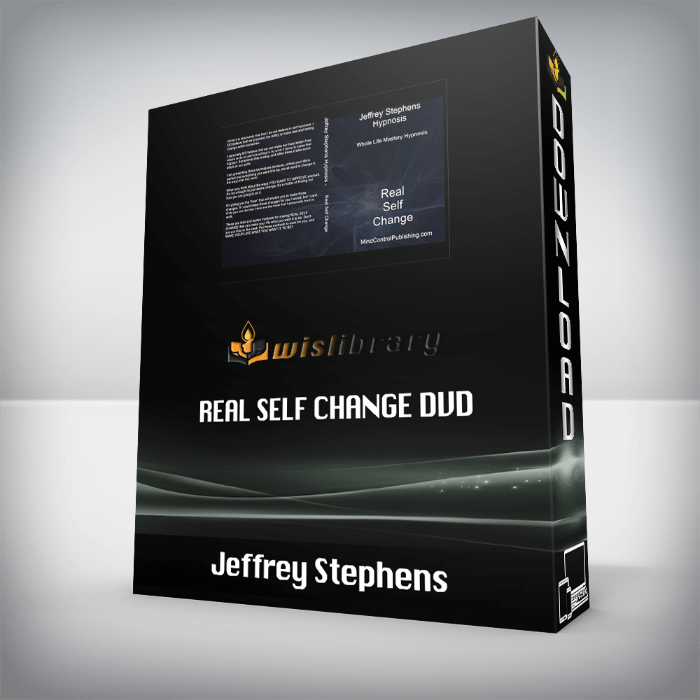 Jeffrey Stephens - REAL SELF CHANGE DVD