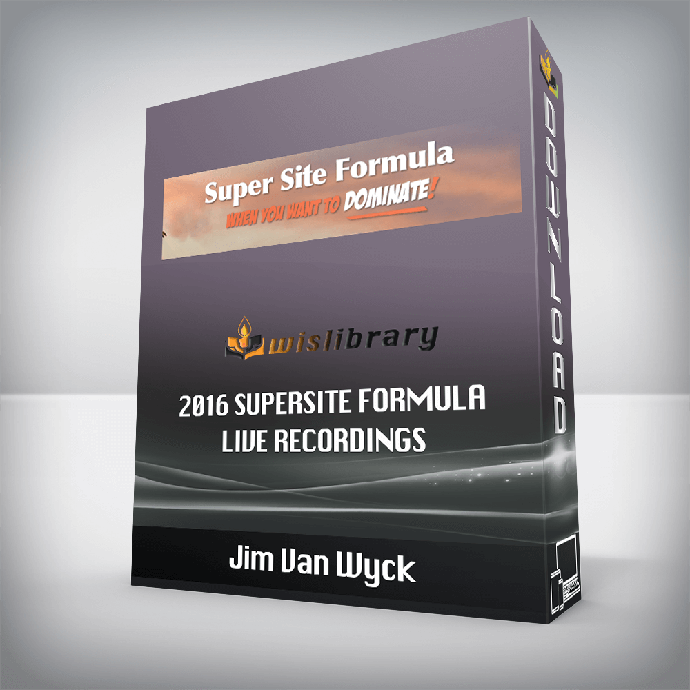 Jim Van Wyck – 2016 SuperSite Formula Live Recordings