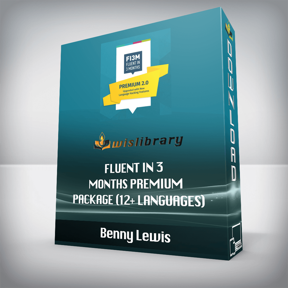 Benny Lewis – Fluent in 3 Months Premium Package (12+ Languages)