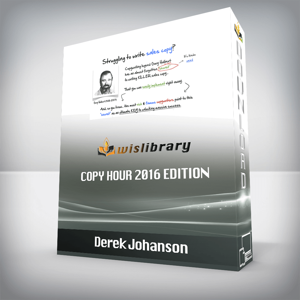 Derek Johanson – Copy Hour 2016 Edition