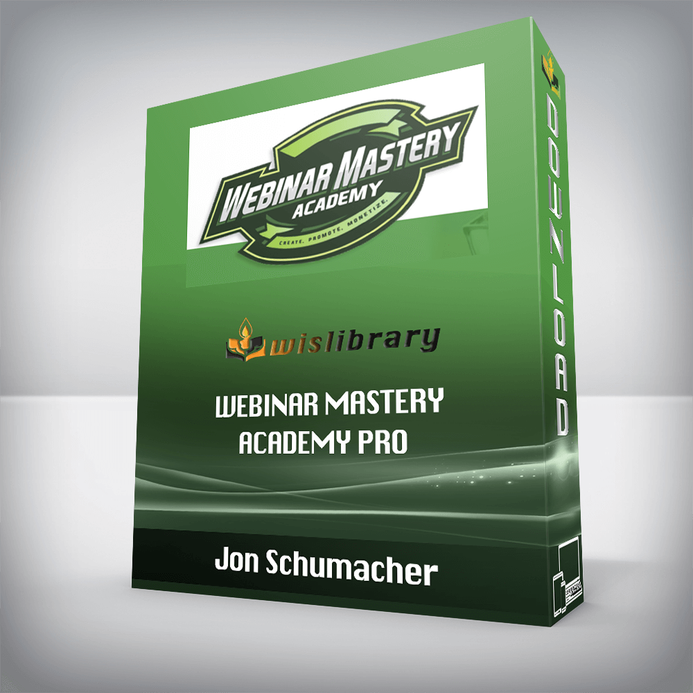 Jon Schumacher – Webinar Mastery Academy PRO