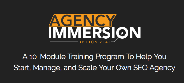 Lion Zeal – Agency Immersion