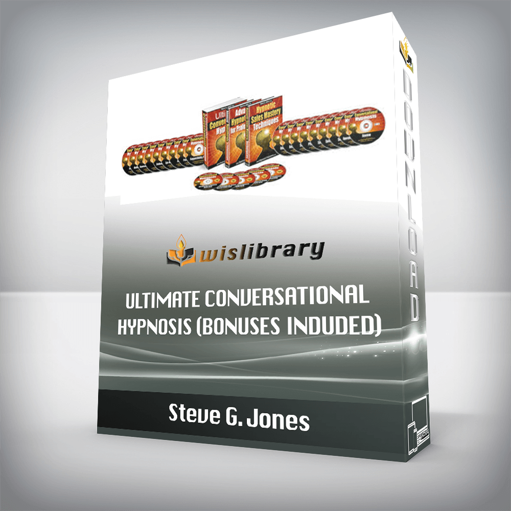 Steve G. Jones – Ultimate Conversational Hypnosis (bonuses induded)