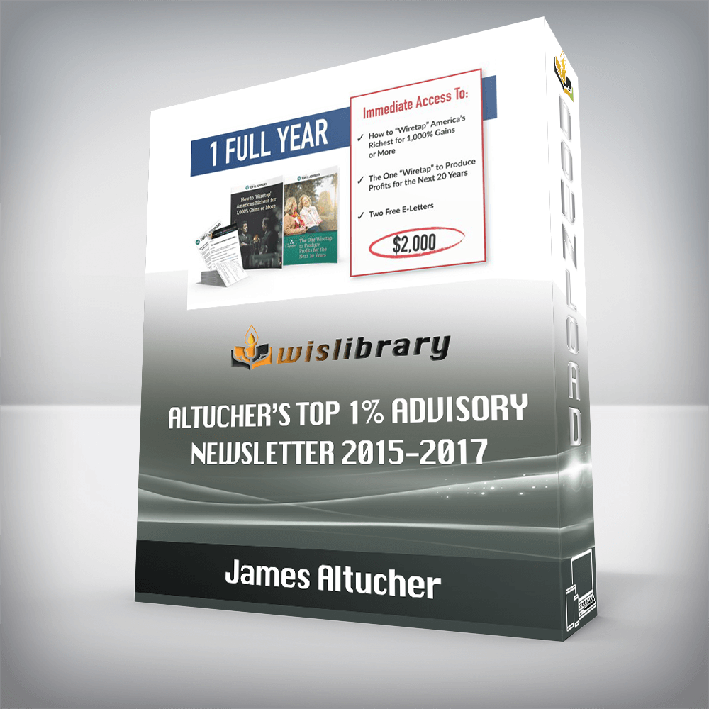 James Altucher – Altucher’s Top 1% Advisory Newsletter 2015-2017