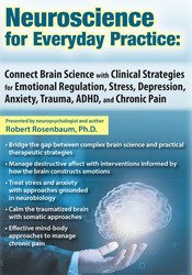 Robert Rosenbaum - Neuroscience for Everyday Practice - Connect Brain Science with Clinical Strategies for Emotional Regulation, Stress, Depression, Anxiety, Trauma, ADHD, and Chronic Pain