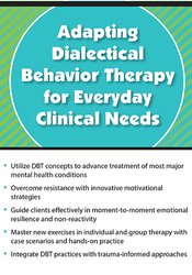 Andrew Bein - Adapting Dialectical Behavior Therapy for Everyday Clinical Needs