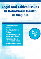 Patrick J. Hurd - Legal & Ethical Issues in Behavioral Health in Virginia