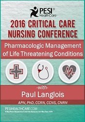Dr. Paul Langlois - Pharmacological Management of Life Threatening Conditions