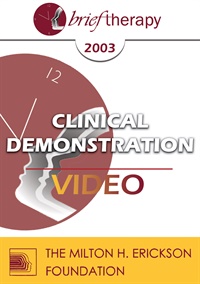 BT03 Clinical Demonstration 12 - Pain Control in Brief Therapy - Stephen Lankton, MSW, DAHB