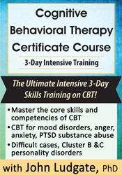 Cognitive Behavioral Therapy Certificate Course 3-Day Intensive Training