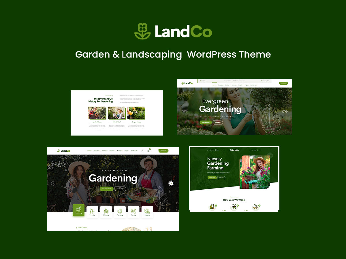 Landco – Gardening Theme