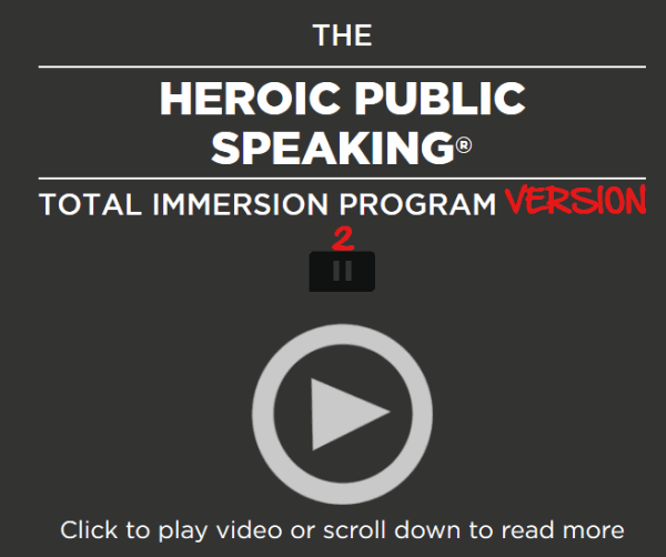 Michael Port – Heroic Public Speaking Total Immersion 2