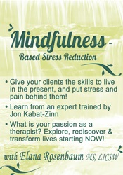 Elana Rosenbaum - Mindfulness Based Stress Reduction