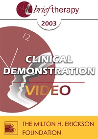 BT03 Clinical Demonstration 05 - Connecting with the Inner Self in Psychotherapy - Stephen Gilligan, PhD