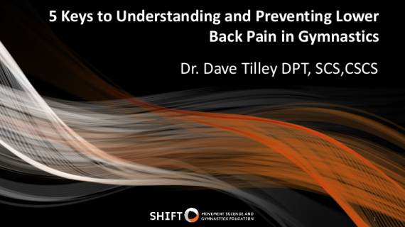 Dr. Dave Tilley - Keys To Developing Flexibility and Strength In Gymnastics