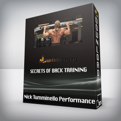 Nick Tumminello Performance - Secrets of Back Training