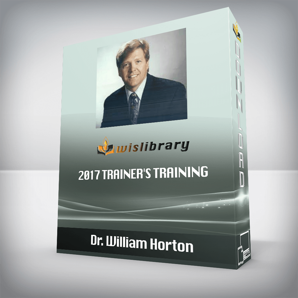 Dr. William Horton - 2017 Trainer's Training