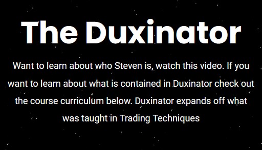 Steven Dux - Duxinator High Odds Penny Trading