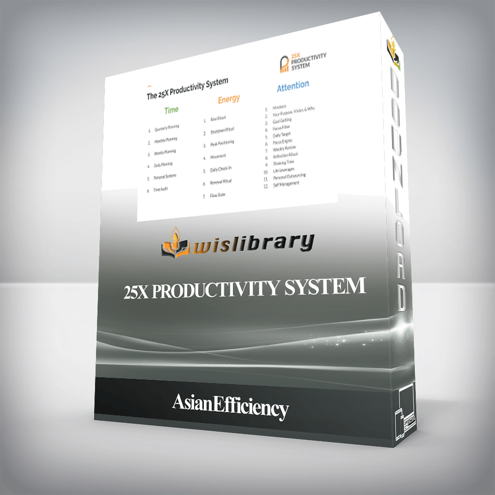 AsianEfficiency - 25X Productivity System