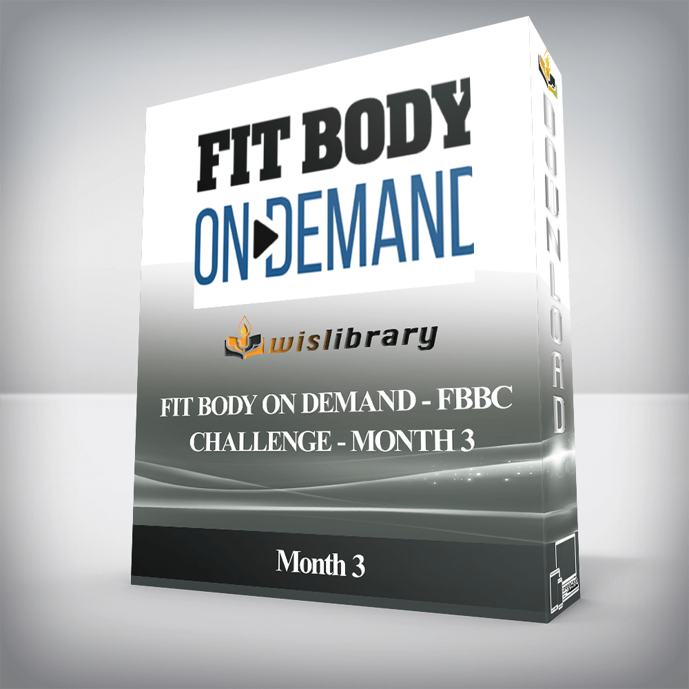 Fit Body On Demand - FBBC Challenge - Month 3