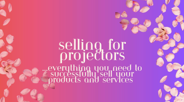 Alexandra Danieli - Selling for Projectors