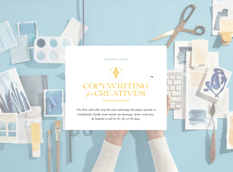 Ashlyn Carter - Copywriting For Creatives