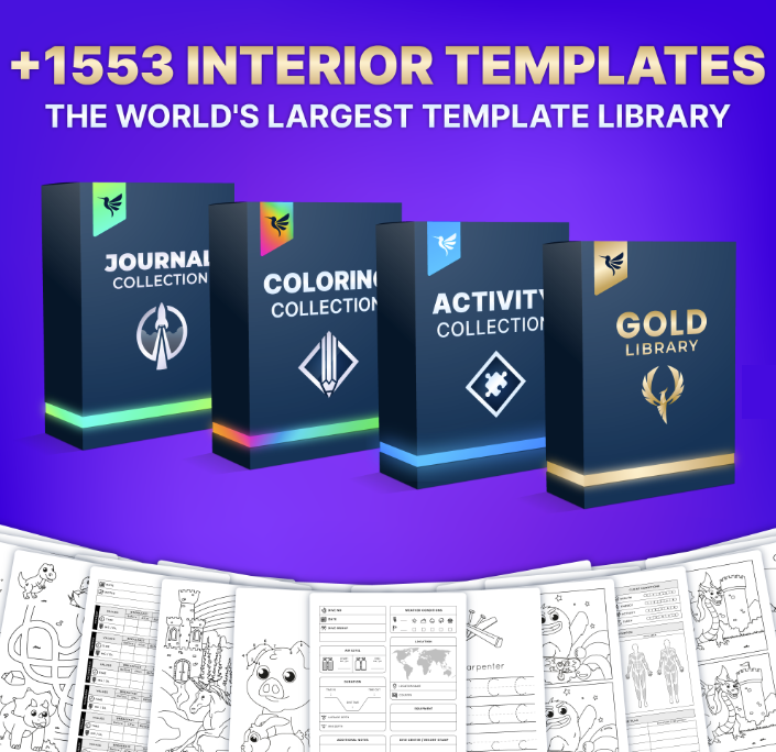 BookBird - Platinum Bundle - Over +1553 Book Interior Templates for Amazon KDP