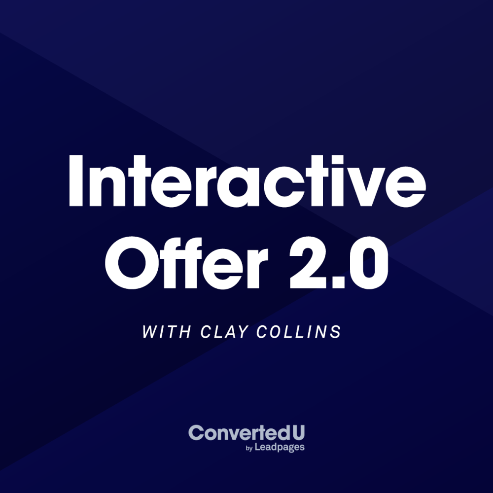 Convertedu Leadpages - Interactive Offer 2.0