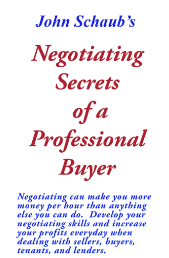 John Schaub - Negotiation for Real Estate Investors