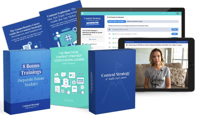 Julia McCoy - All-Access The Content Strategy & Marketing Certification Course with Bonuses