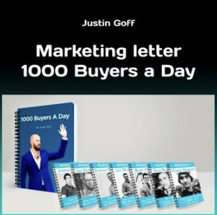 Justin Goff - Marketing Letter - 1000 Buyers a Day