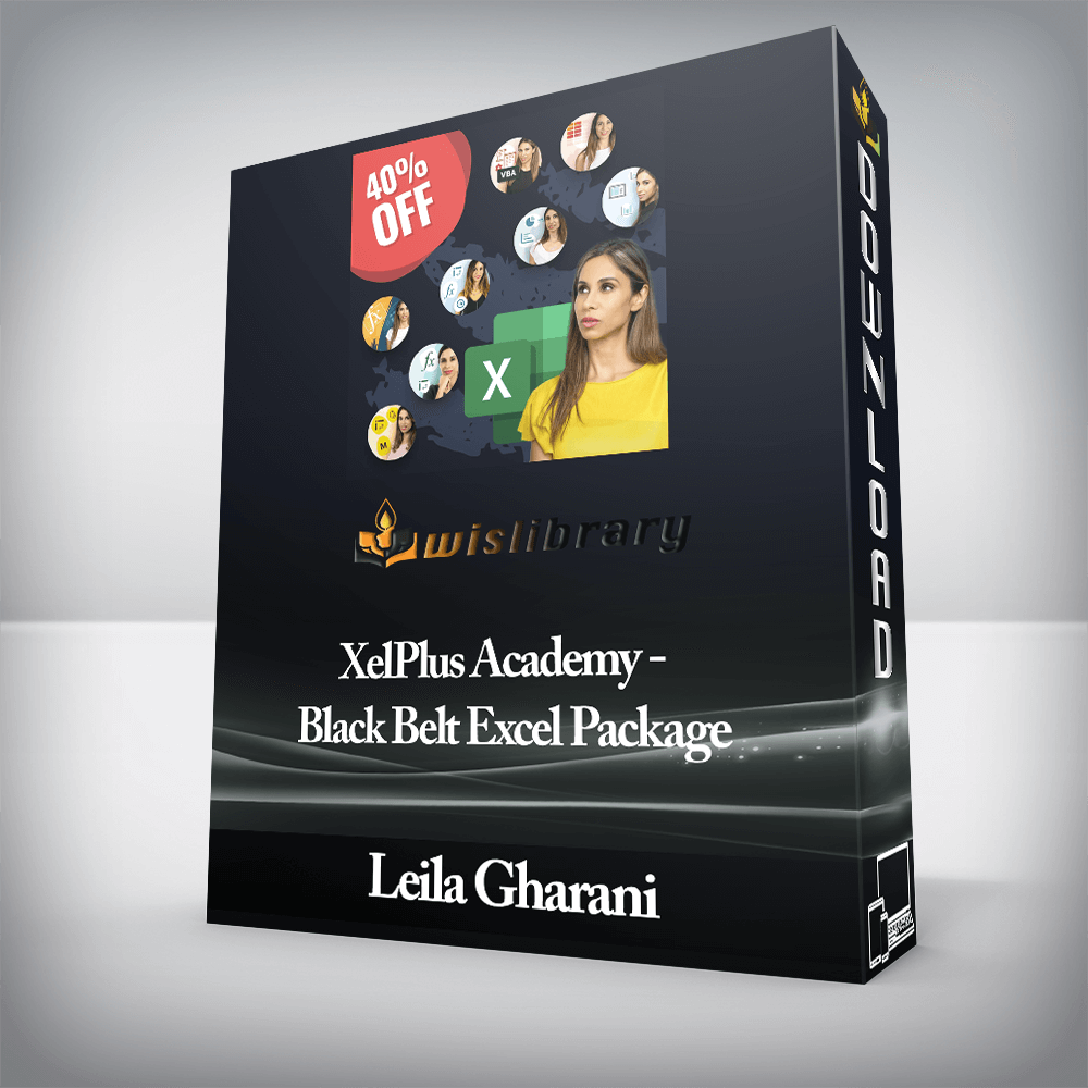 Leila Gharani - XelPlus Academy - Black Belt Excel Package