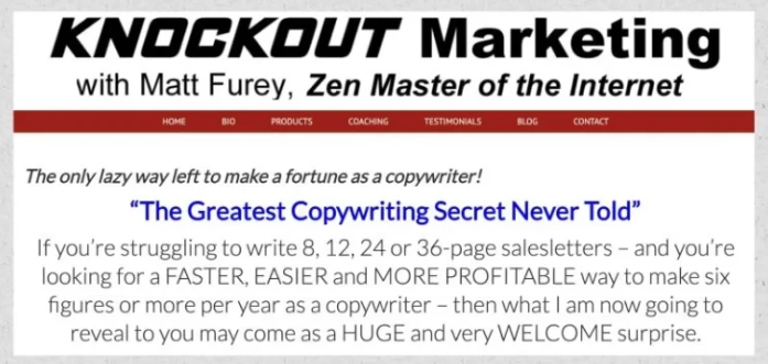 Matt Furey - The Original Matt Furey Email Copywriting Seminar