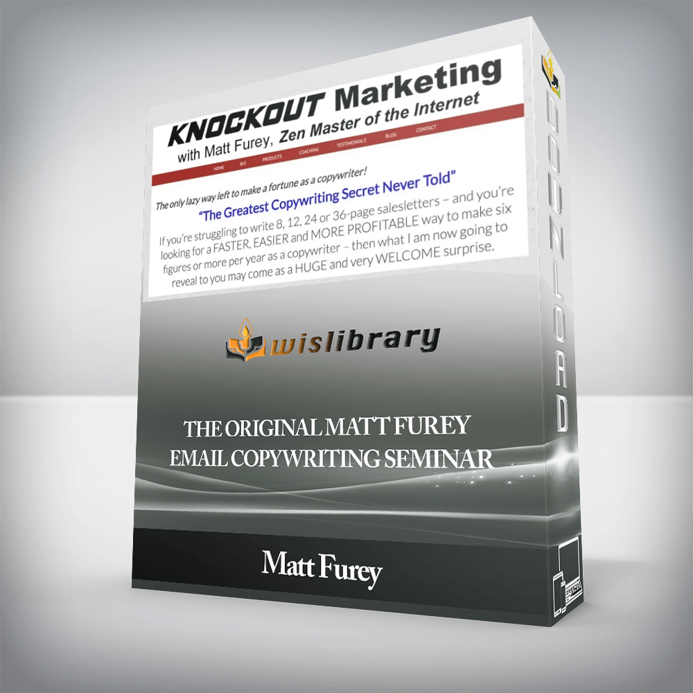 Matt Furey - The Original Matt Furey Email Copywriting Seminar