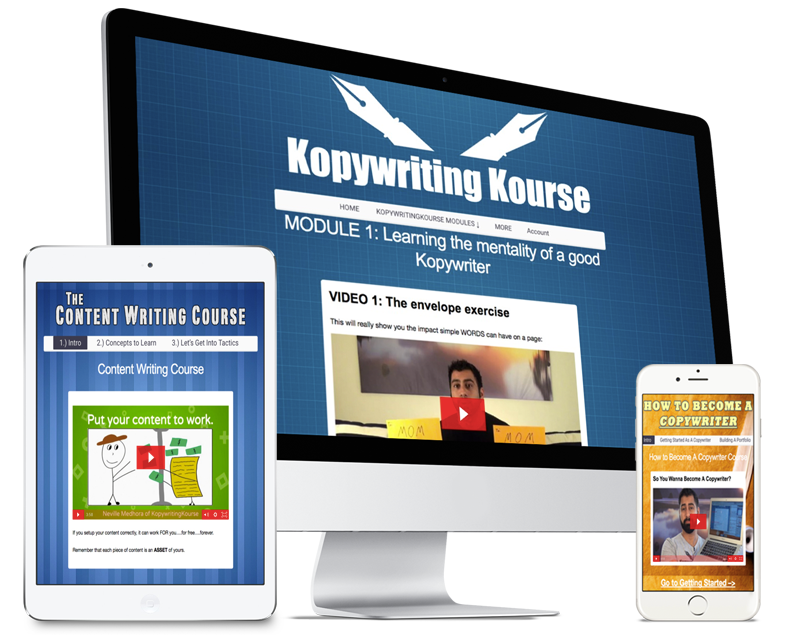 Neville Medhora - Kopywriting Bundle - Course Package