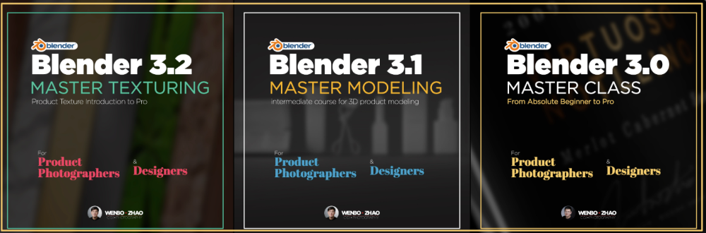 Wenbo Zhao - Blender Master Bundle