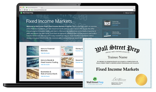 Eric Cheung - Wall Street Prep - Fixed Income Markets Certification Program (FIMC©)