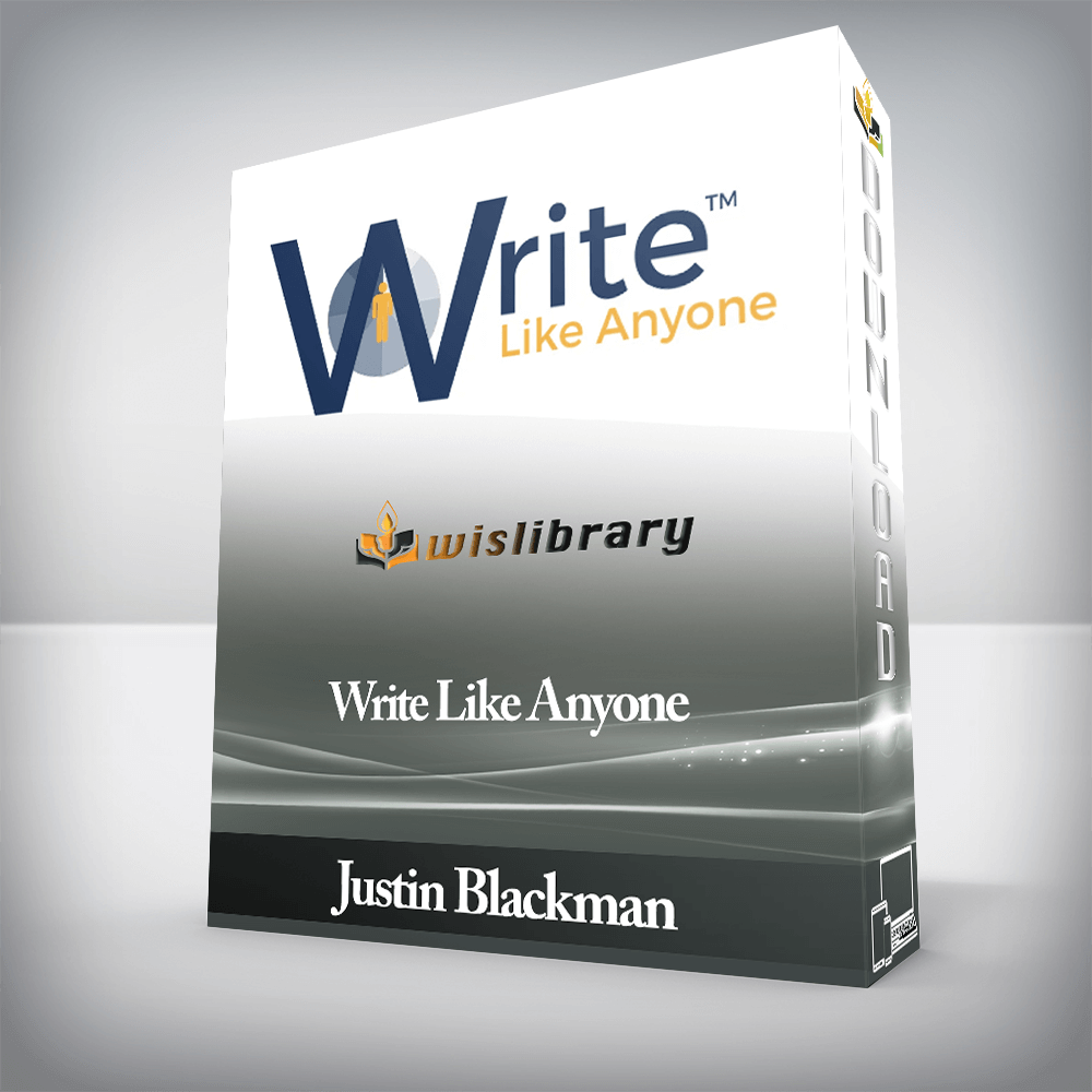 Justin Blackman - Write Like Anyone