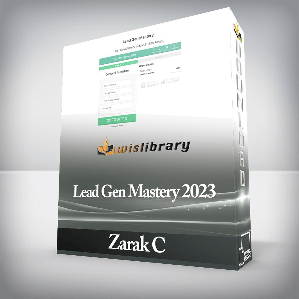 Zarak C - Lead Gen Mastery 2023