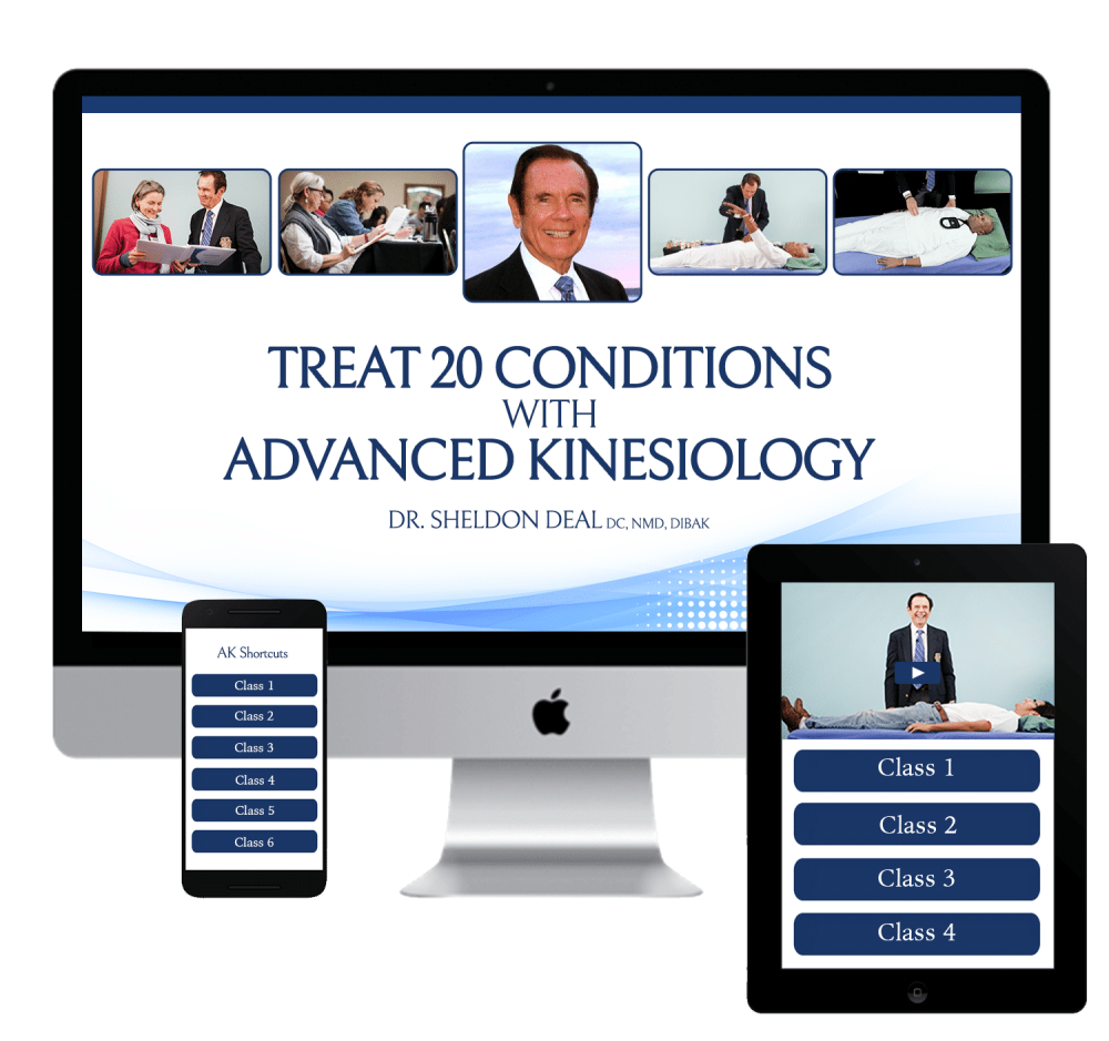 Dr. Sheldon Deal - Kinesiology Institute - Treat 20 Conditions with Advanced Kinesiology