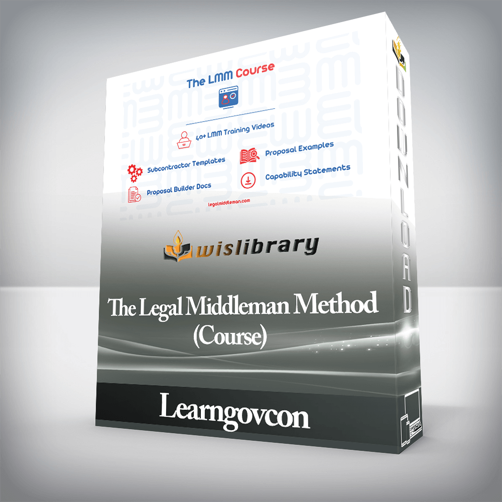 Learngovcon - The Legal Middleman Method (Course)