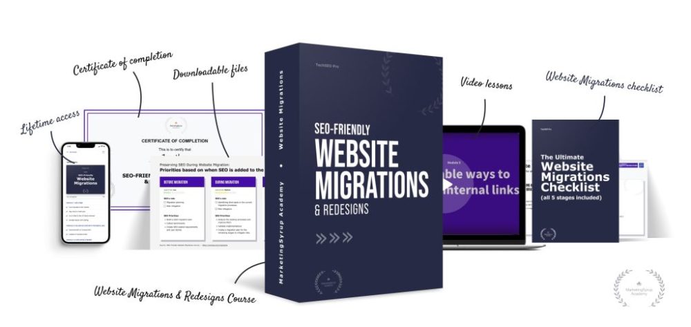 Kristina Azarenko - SEO-Friendly Website Migrations & Redesigns Course