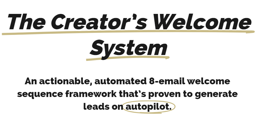 Jeff Felten - Creator’s Welcome System