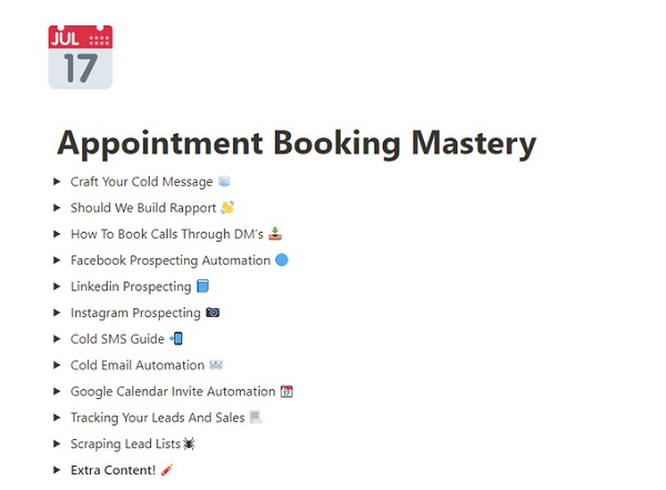 Karston Fox - Appointment Booking Mastery